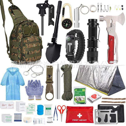 Travel Tactical Emergency Survival Kit Camping Trauma Survival First Aid Equipment Kit With Emergency Supplies